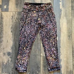 Tek Gear Girls Capri Leggings Size 10/12 Active Athletic Pants Dry Fit Stretch